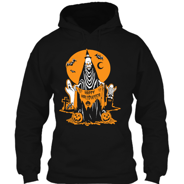 A black t-shirt with the shopify logo