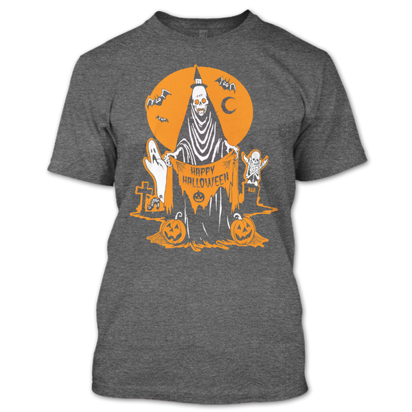 A black t-shirt with the shopify logo