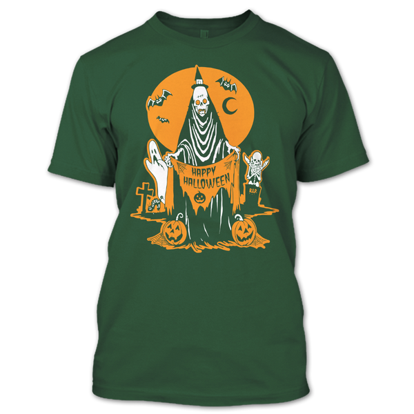 A black t-shirt with the shopify logo