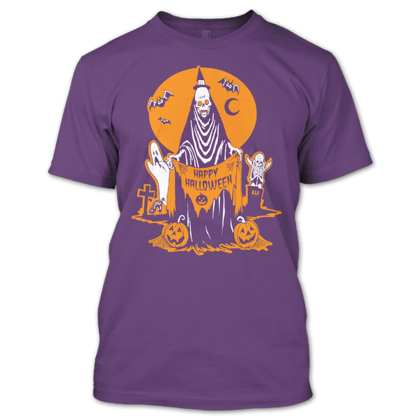 A black t-shirt with the shopify logo