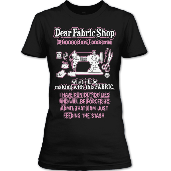 A black t-shirt with the shopify logo