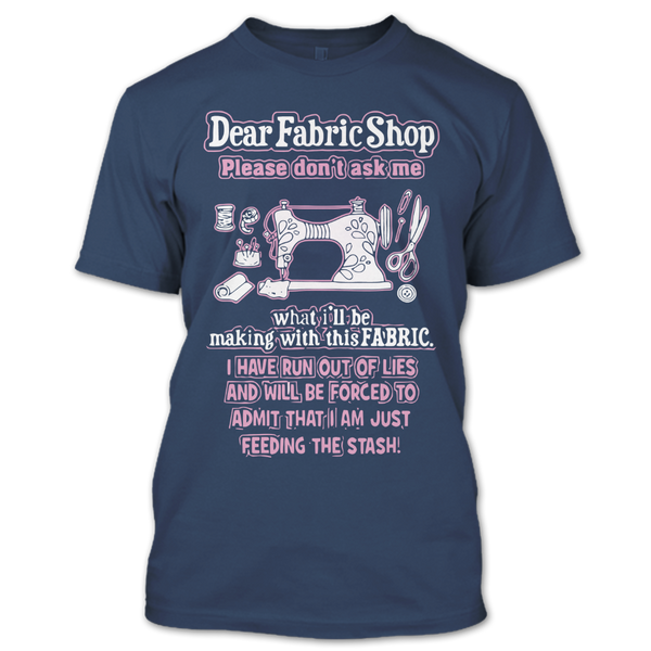 A black t-shirt with the shopify logo