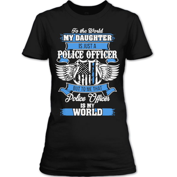 A black t-shirt with the shopify logo