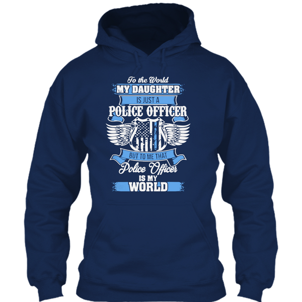 A black t-shirt with the shopify logo