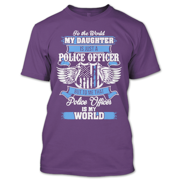 A black t-shirt with the shopify logo