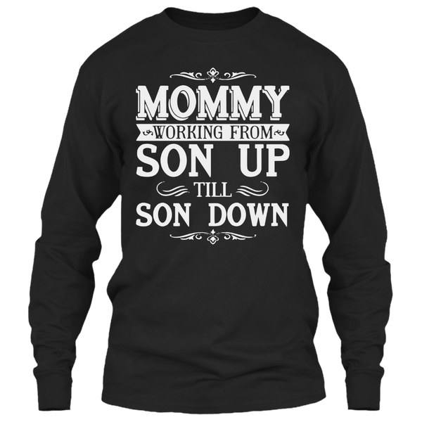 A black t-shirt with the shopify logo