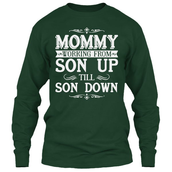 A black t-shirt with the shopify logo