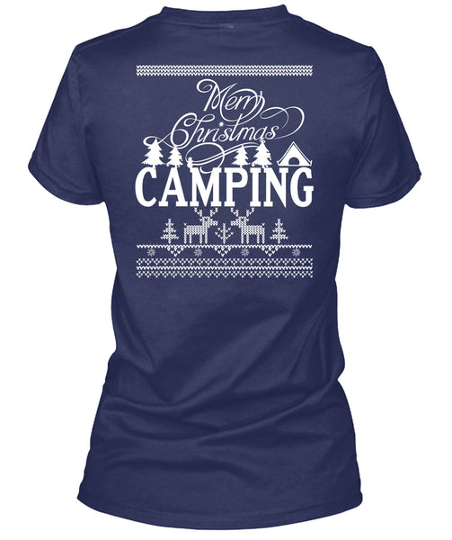 Merry Christmas Camping T Shirt, This Girl Loves Christmas T Shirt