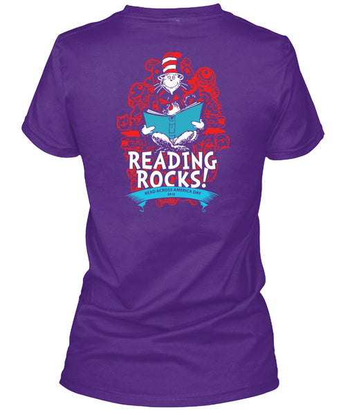 Dr. Seuss T Shirt, Reading Rocks T Shirt, The Cat in the Hat T Shirt, I Love Reading T Shirt
