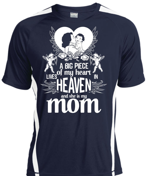 She Is My Mom T Shirt, Lives Heaven T Shirt, Cool Shirt