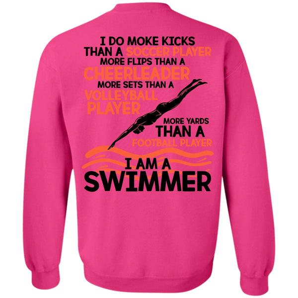 I Love Swimming T Shirt, I Am A Swimmer Sweatshirt