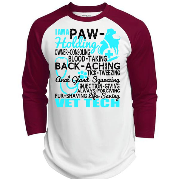 Saving Vet Tech T Shirt, I Love Vet Tech T Shirt, Awesome T-Shirts  (Polyester Game Baseball Jersey)