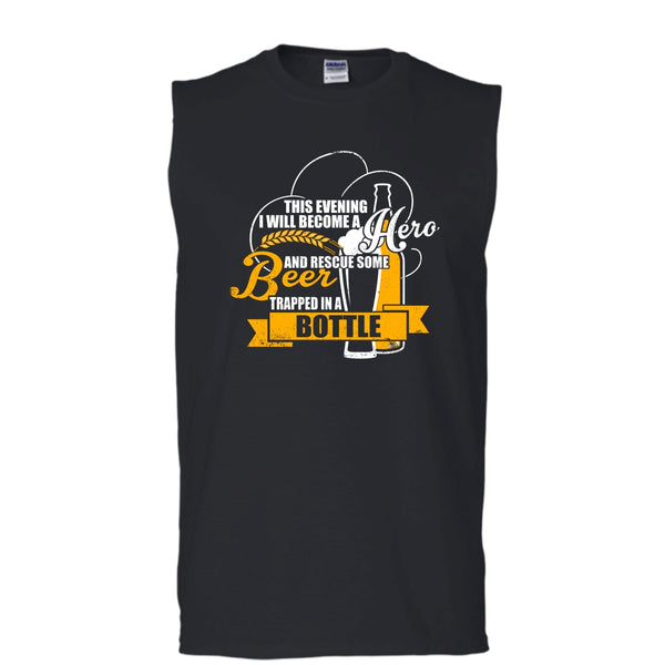 A black t-shirt with the shopify logo