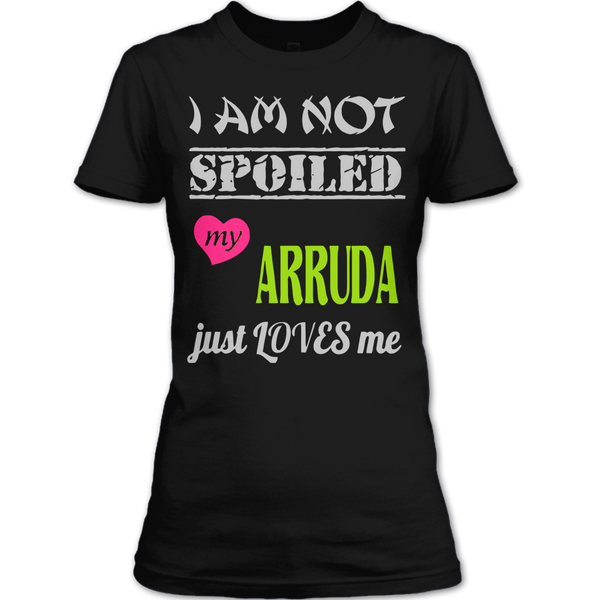 A black t-shirt with the shopify logo