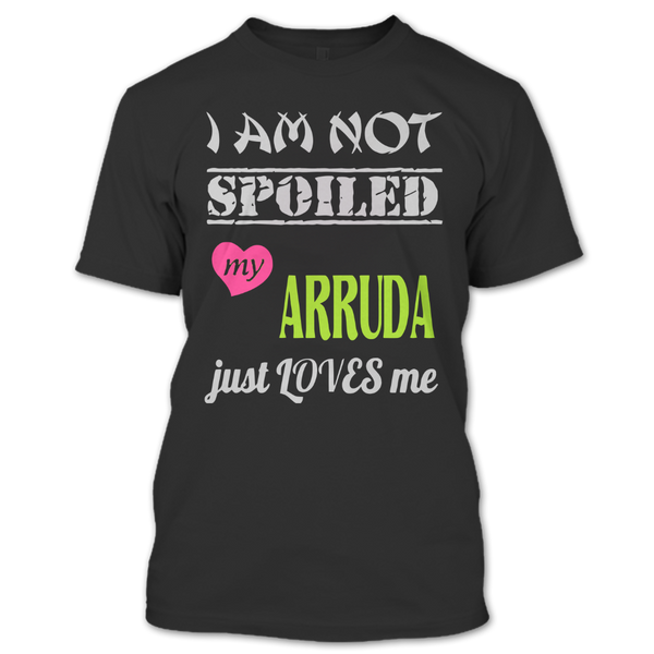 A black t-shirt with the shopify logo