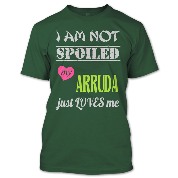 A black t-shirt with the shopify logo