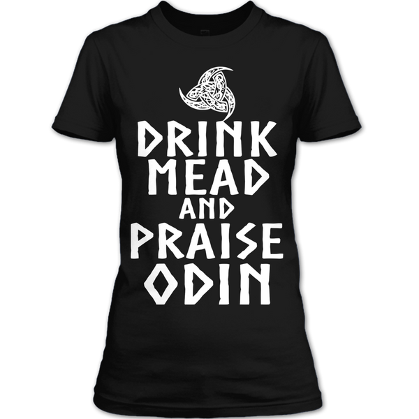 A black t-shirt with the shopify logo