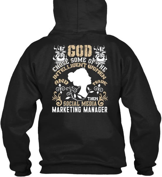 Social Media Marketing Manager T Shirt, Intelligent Women T Shirt
