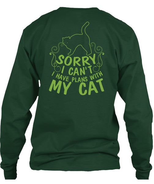 I Have Plans With My Cat T Shirt, I Love Cat T Shirt