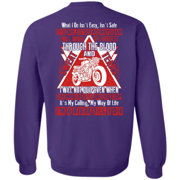 I Will Work My Hardest T Shirt, I Love Biking Sweatshirt