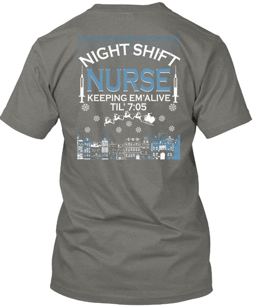 Night Shift Nurse Keeping T Shirt, This Girl Loves Christmas T Shirt