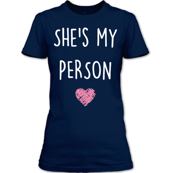 A black t-shirt with the shopify logo