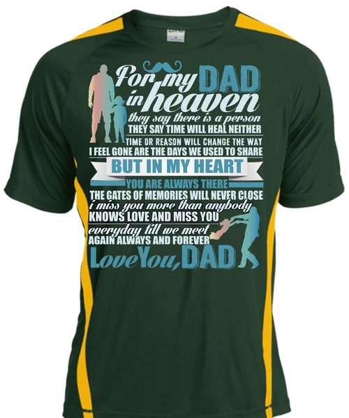 For My Dad In Heaven T Shirt, Love You Dad T Shirt, Cool Shirt