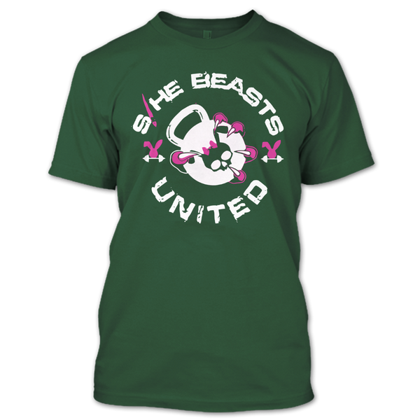 A black t-shirt with the shopify logo