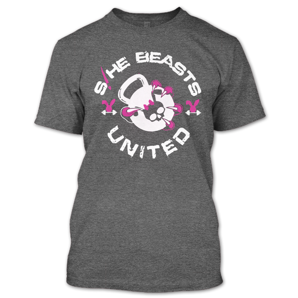 A black t-shirt with the shopify logo