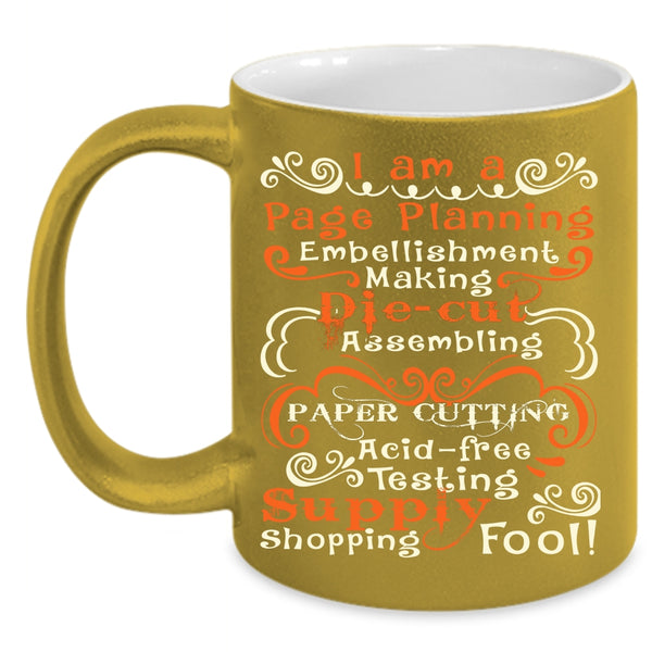 I Am A Page Planning Coffee Mug, Cute Hairstylist Coffee Cup