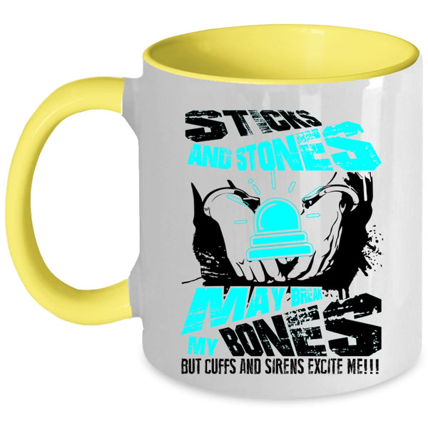 Cool Gift For Police Coffee Mug, Funny Police Officer Accent Mug