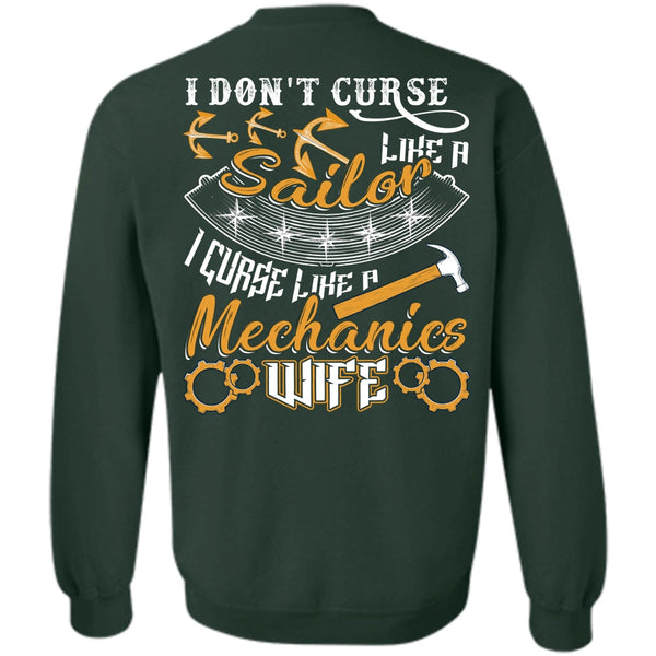 Like A Mechanics Wife T Shirt, I Love Wife Sweatshirt