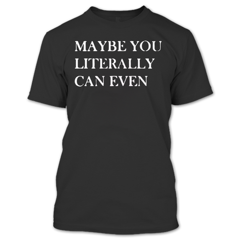 A black t-shirt with the shopify logo