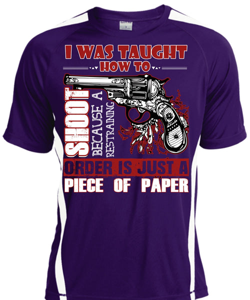 I Was Taught How To Shoot T Shirt, Being A Hunter T Shirt, Cool Shirt