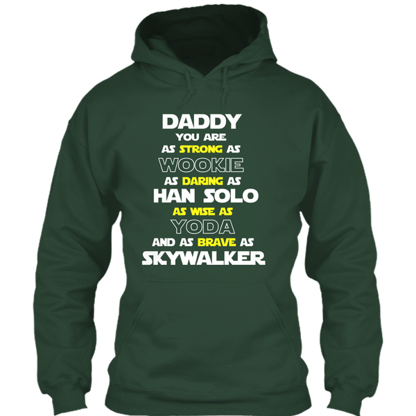 A black t-shirt with the shopify logo