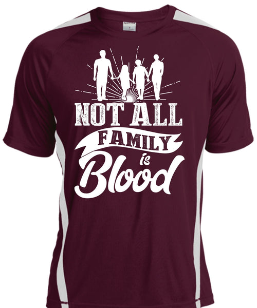 Not All Family Is Blood T Shirt, Being A Papa T Shirt, Cool Shirt
