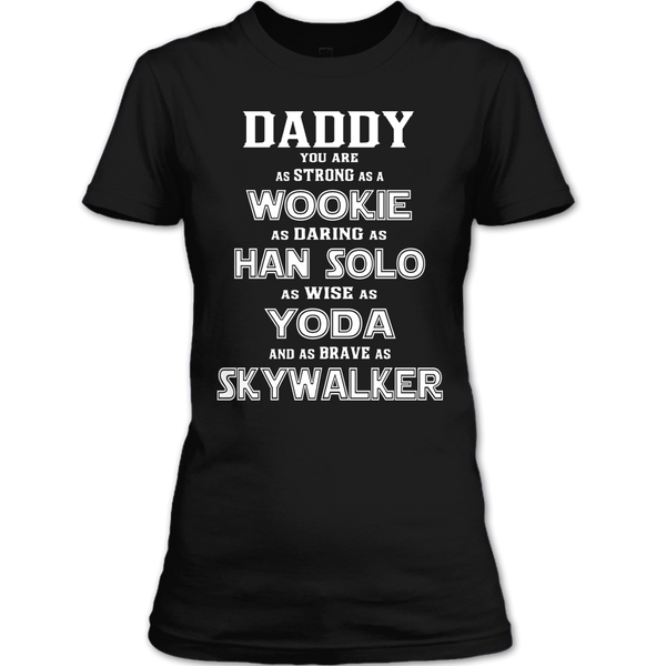 A black t-shirt with the shopify logo