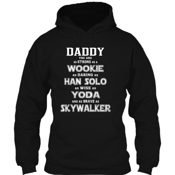 A black t-shirt with the shopify logo