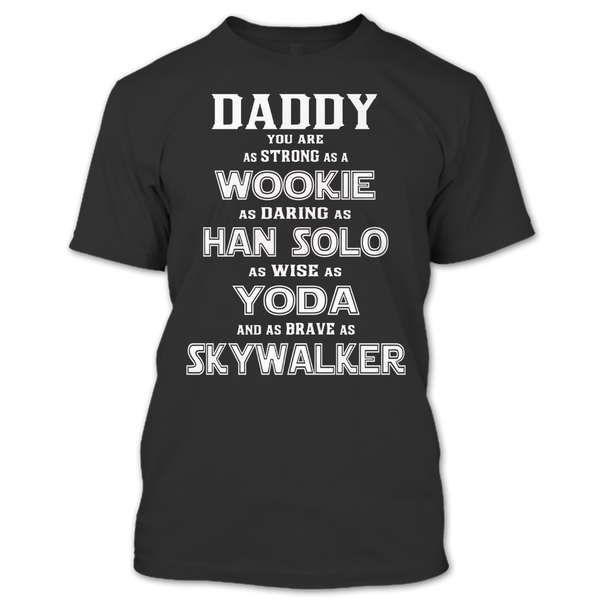 A black t-shirt with the shopify logo