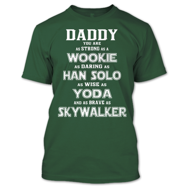 A black t-shirt with the shopify logo