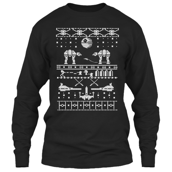 A black t-shirt with the shopify logo