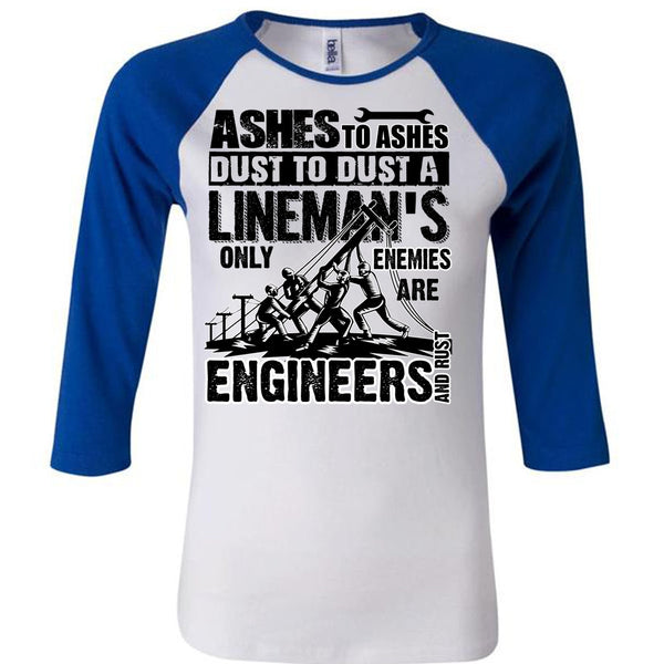 Lineman's Only Enemies T Shirt, I Love Lineman T Shirt, Awesome T-Shirts