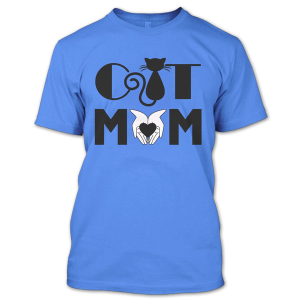 A black t-shirt with the shopify logo