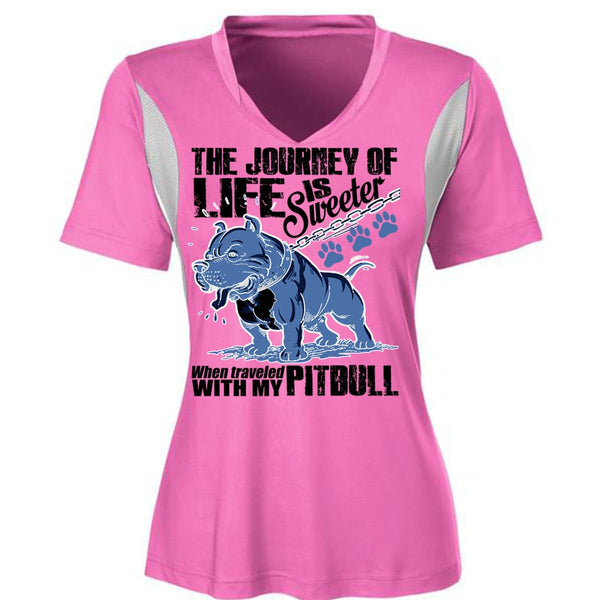 Traveled With My Pit Bull T Shirt, I Love Pit Bull T Shirt