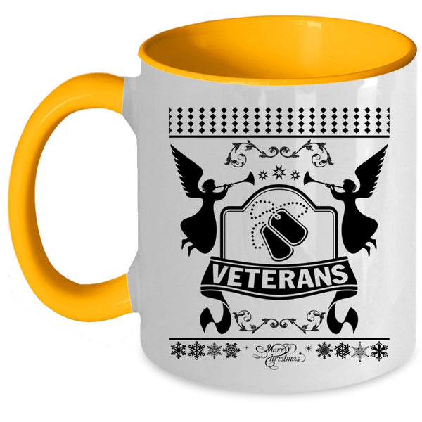 Christmas Gift For Veterans Coffee Mug, Veterans Accent Mug