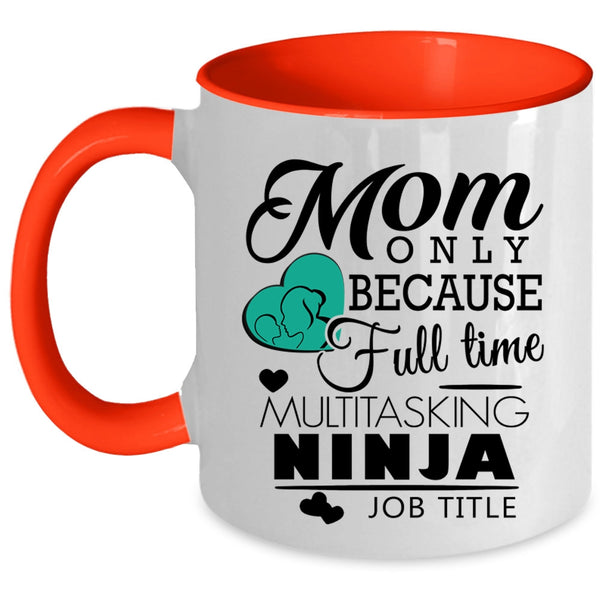Cute Mom Coffee Mug, I'm A Proud Mom Of An Awesome Actuary Accent Mug
