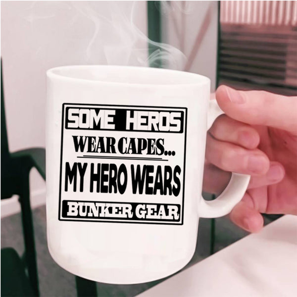 Awesome Firefighters Coffee Mug, Bunker Gear Cup