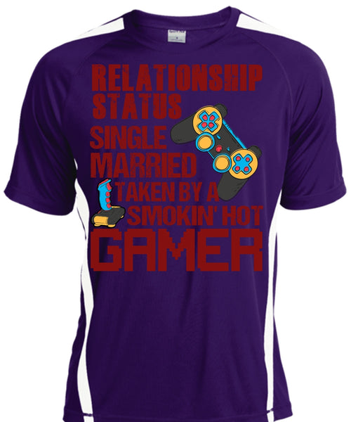 Taken By A Smoking Hot Gamer T Shirt, Being A Gamer T Shirt, Cool Shirt