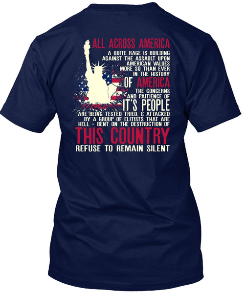 All Across America T Shirt, Being A Veteran T Shirt