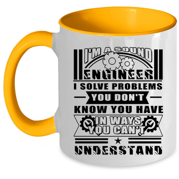 Awesome Sound Engineer Coffee Mug, I'm A Sound Engineer Accent Mug
